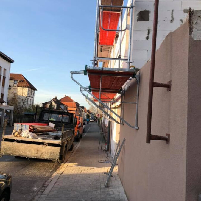 Echafaudage suspendu Bischwiller
