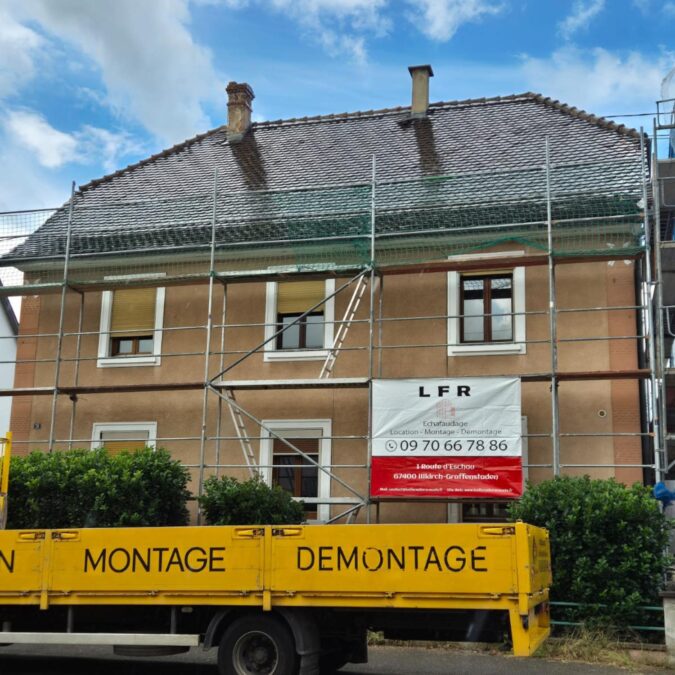 Comment s&eacute;curiser un &eacute;chafaudage autour d’un monument historique ? Obernai