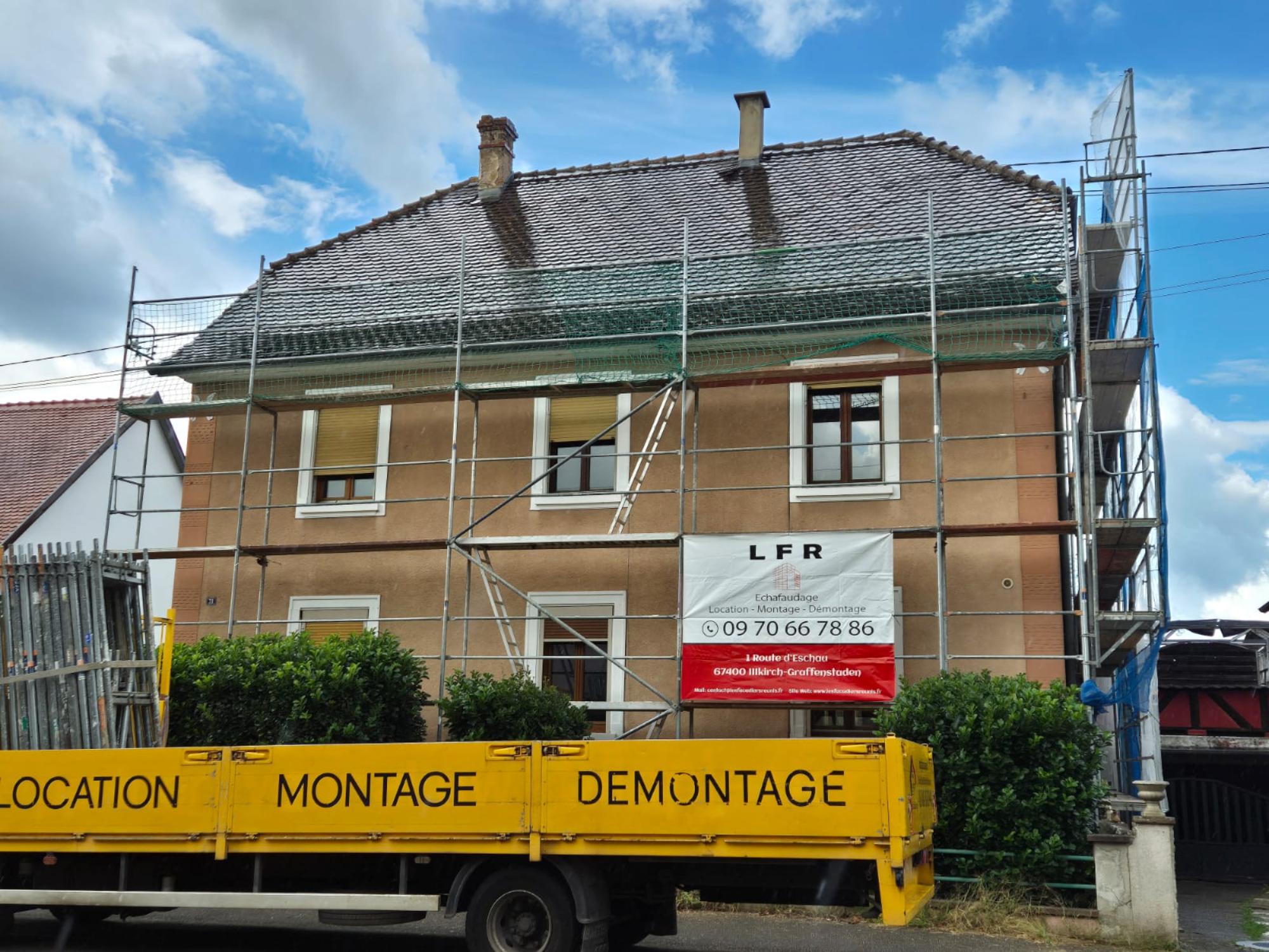 Comment s&eacute;curiser un &eacute;chafaudage autour d’un monument historique ? Obernai