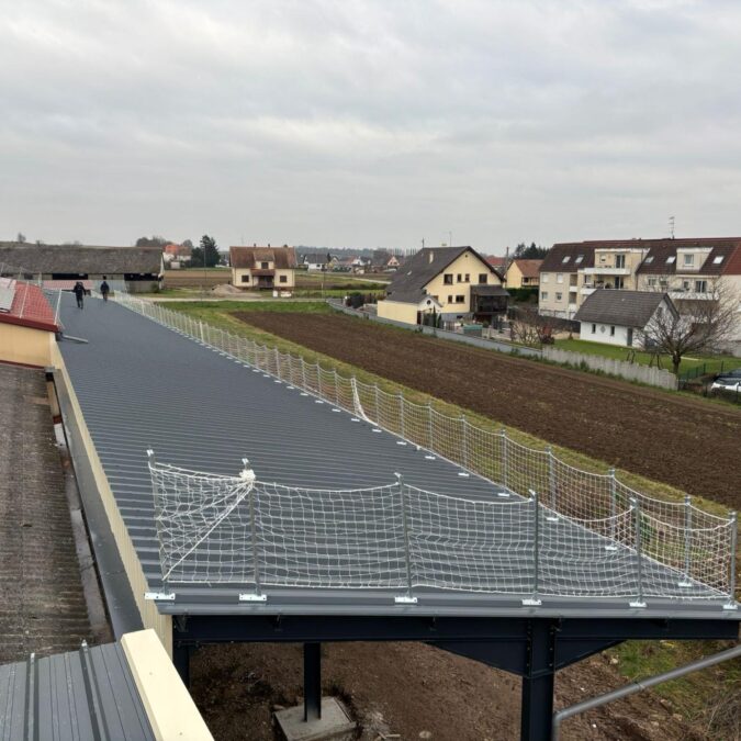INNENHEIM 2 LFR ECHAFAUDAGE 675X675 | LFR Échafaudage Pose pour des travaux de panneaux photovoltaïques à Innenheim Bischwiller